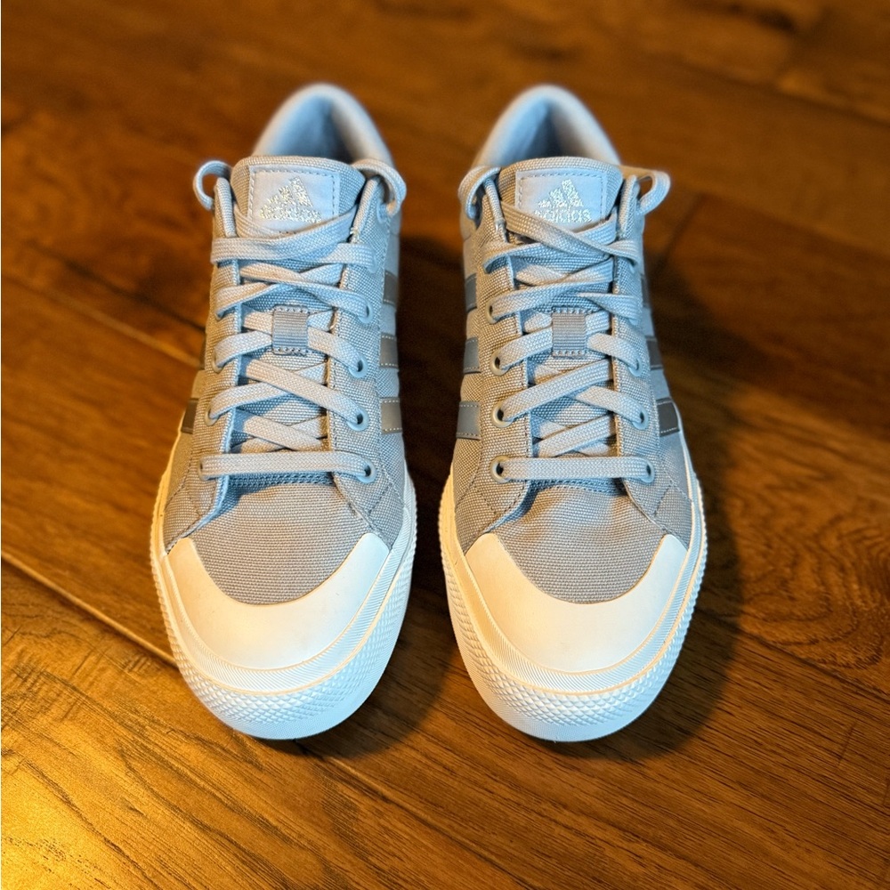 Adidas Women’s Grey with Silver stripes Sneakers